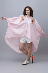 Kaftan Style Cotton Shirt
