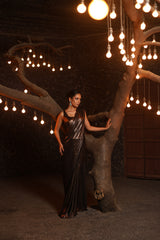Bronze Saree Gown