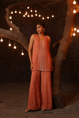 Rust Embroidered Set