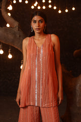 Rust Embroidered Set