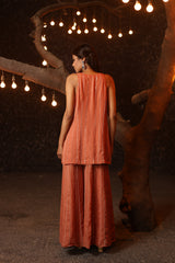 Rust Embroidered Set