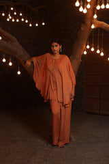 Rust Sequin Kaftan Set