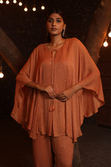Rust Sequin Kaftan Set