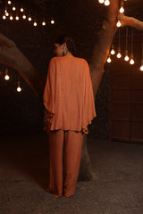 Rust Sequin Kaftan Set