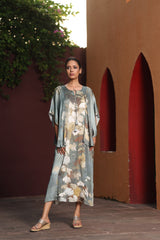 Printed Kaftan Dress