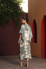 Printed Kaftan Dress
