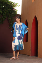 Printed Kaftan Dress
