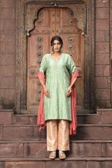 Kurta Set with Intricate Golden Dori Embroidery