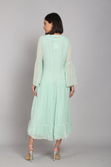 Gathered Tunic With Hand Embroidery