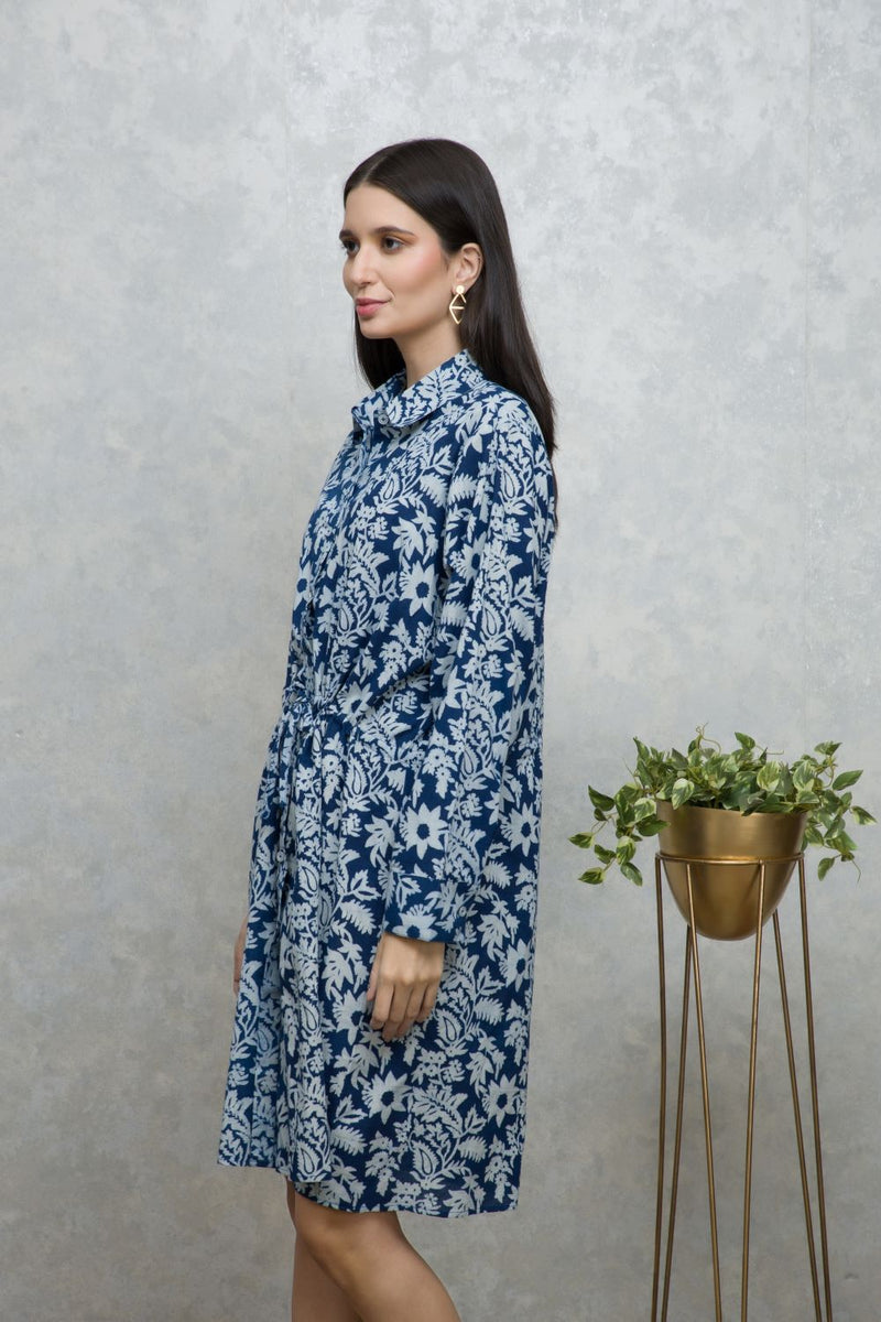 Shop Full Sleeves Ajrak Print Cotton Dress Online India | Ahens Fashion Shop Full Sleeves Ajrak Print Cotton Dress Online India | Ahens Fashion