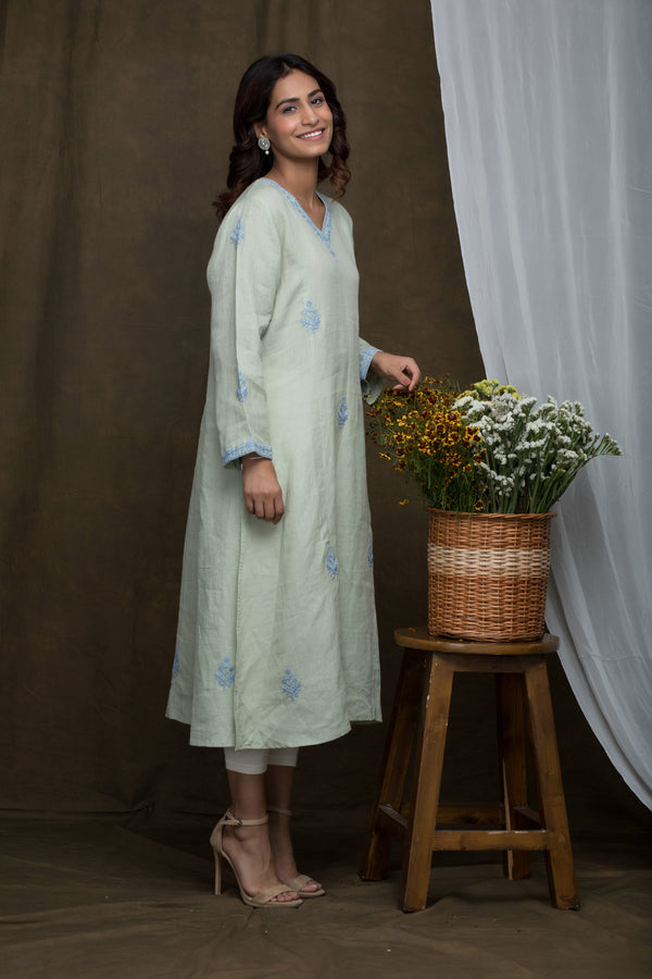 Linen Dori Embroidered Tunic
