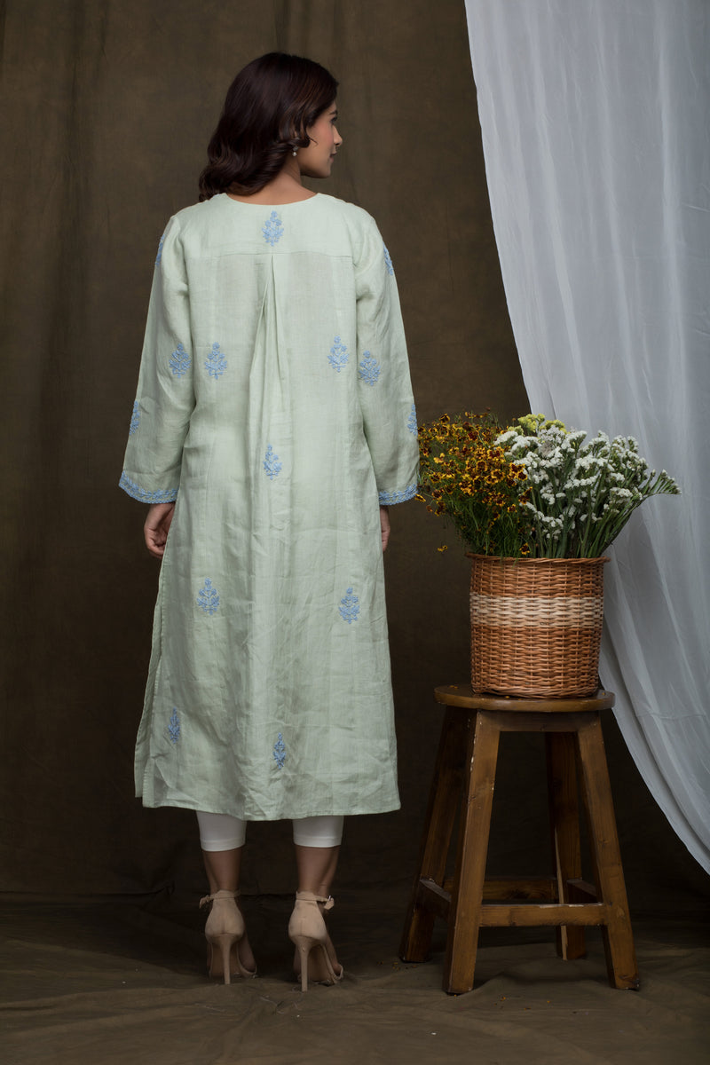 Linen Dori Embroidered Tunic