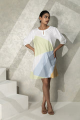 Cotton Color block Dress