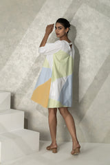 Cotton Color block Dress