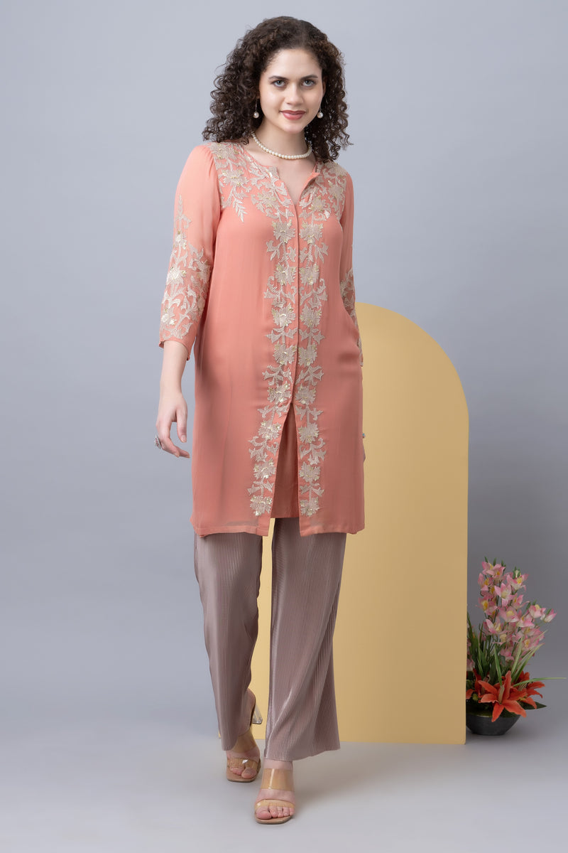 Georgette Embroidered Tunic