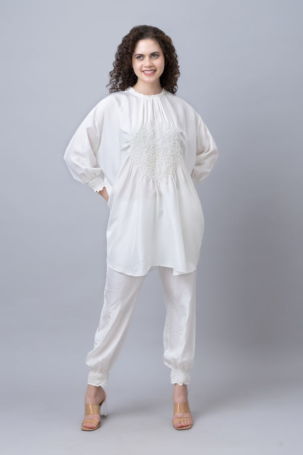 Silk Ruched Co-ord Set