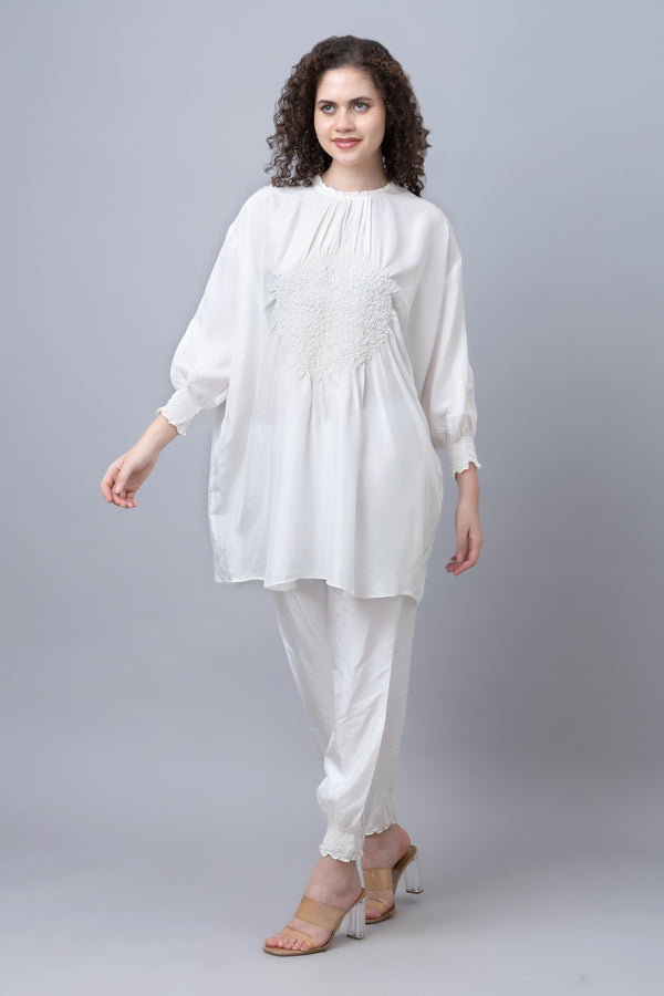 Silk Ruched Co-ord Set