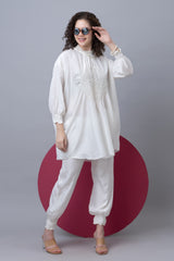 Silk Ruched Co-ord Set