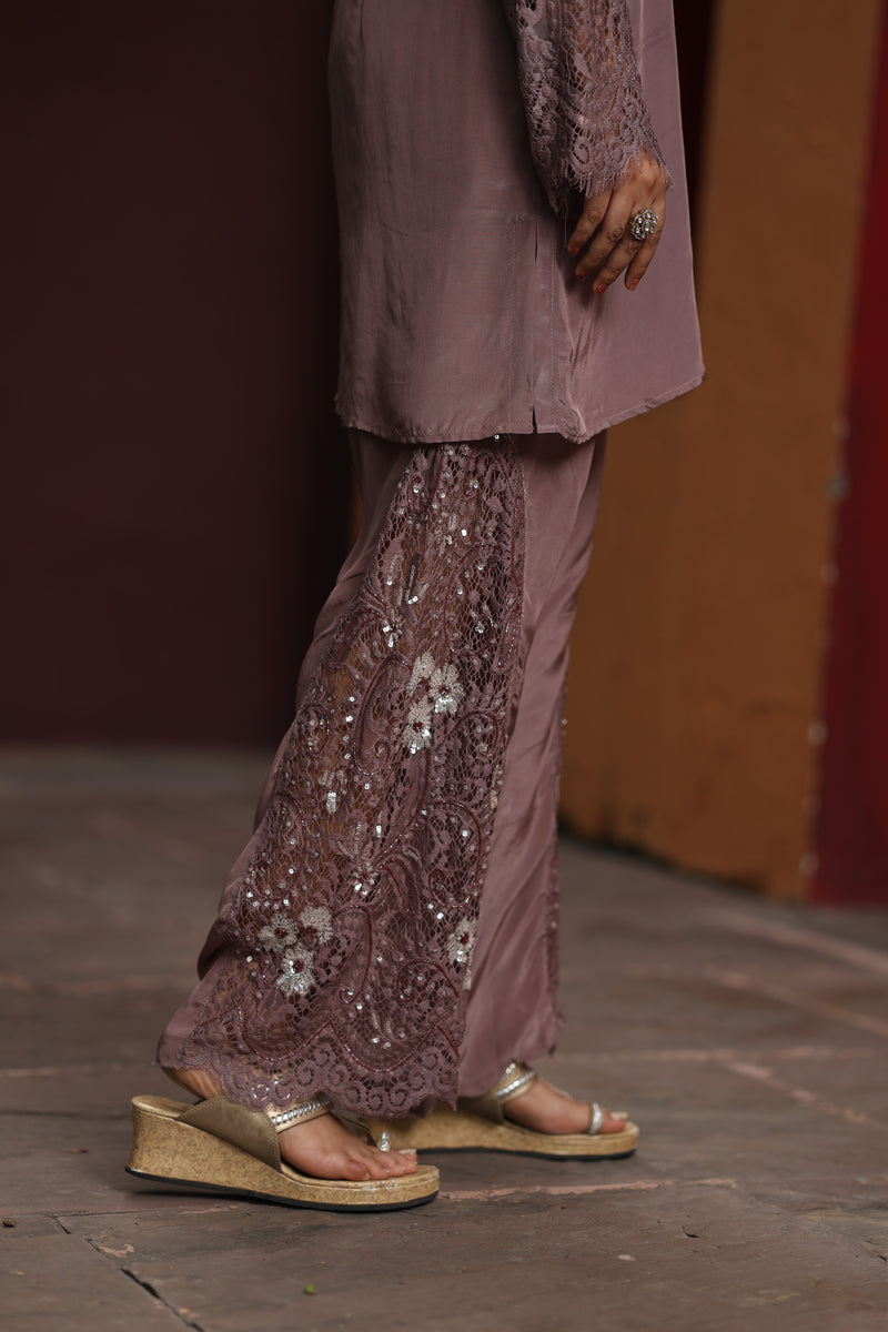 Coco Chandelier Set With Crepe Pants
