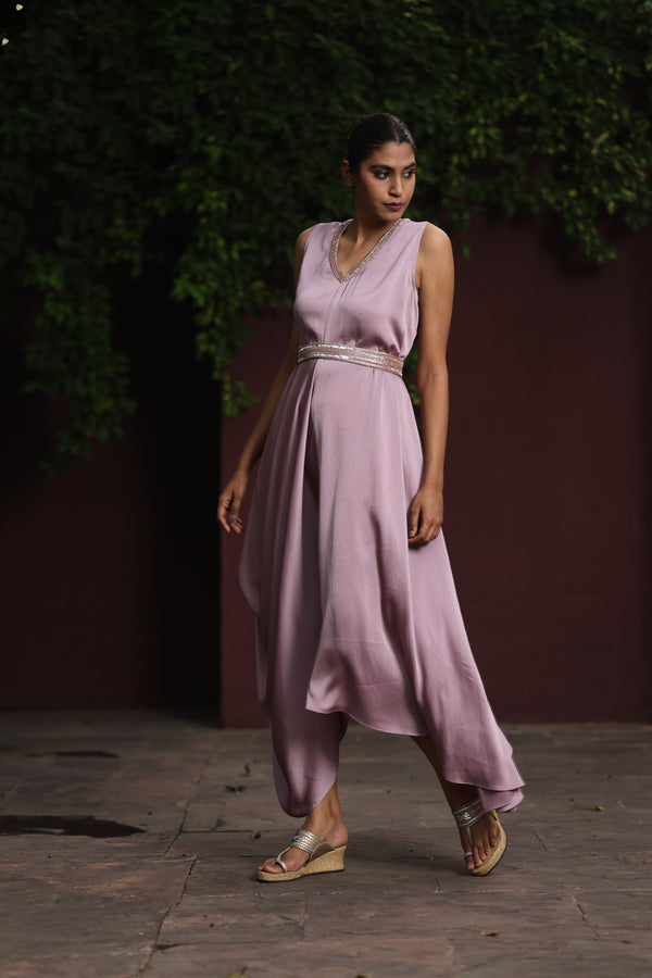 Lilac Drape Dress