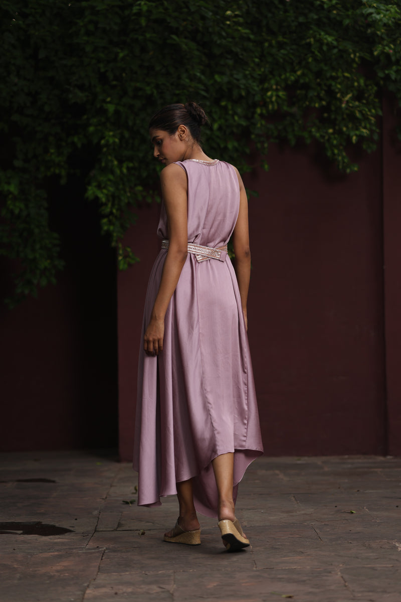 Lilac Drape Dress