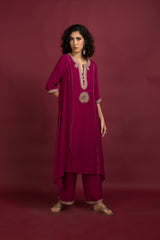 Ahens Red Kurta Set