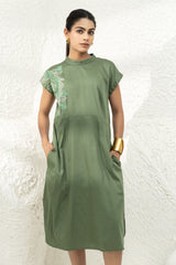 Embroidered Cotton Dress