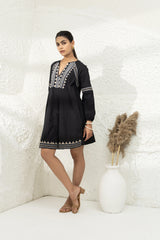 Embroidered Cotton Dress
