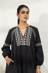 Embroidered Cotton Dress