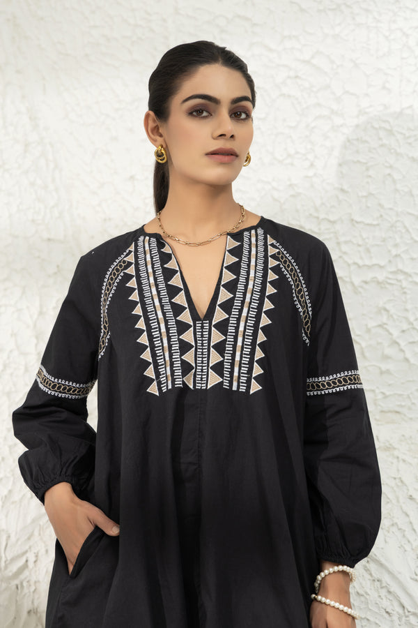 Embroidered Cotton Dress