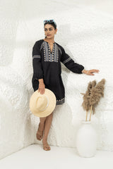 Embroidered Cotton Dress