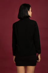 Black Tailored Fit Blazer