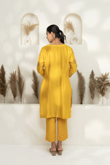 Chanderi Dori Embroidered  Kurta Set