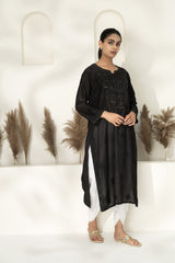 Lucknowi Cotton Tunic  With Dhoti Pants