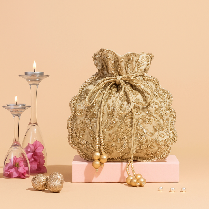 Hand Embroidered Potli Bag