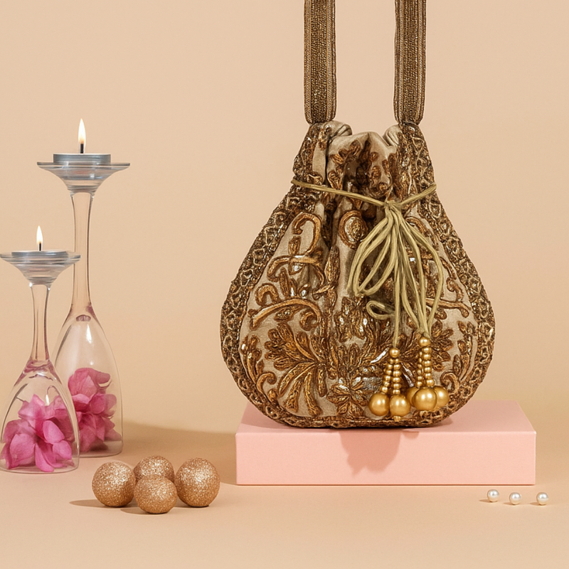 Hand Embroidered Potli Bag