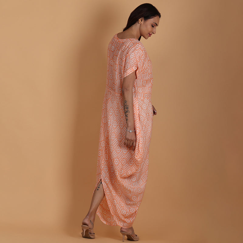 Printed dhoti dress