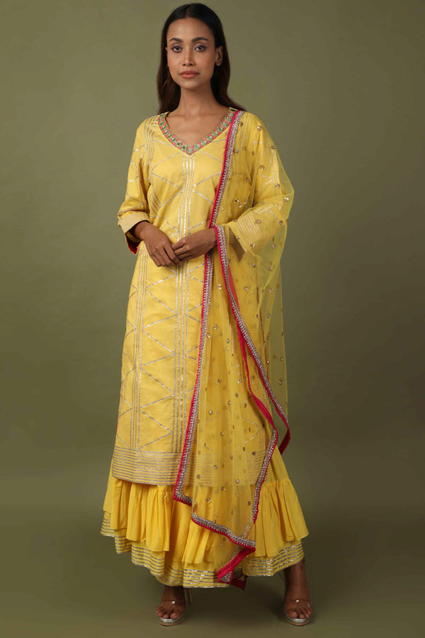 Gota Sharara Set