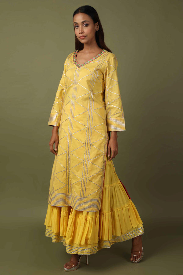 Gota Sharara Set