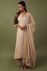 Heavily Embroidered High-Low Anarkali