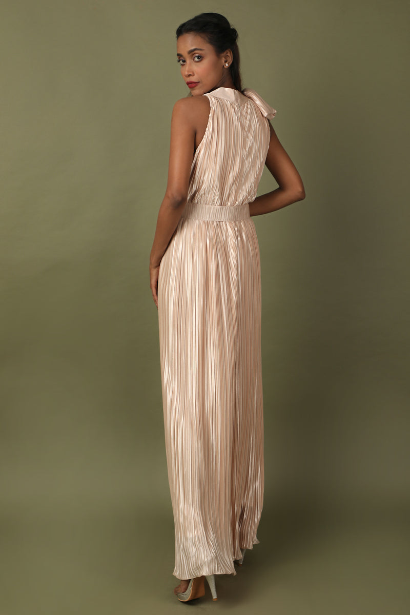 Crinkled Maxi Dress