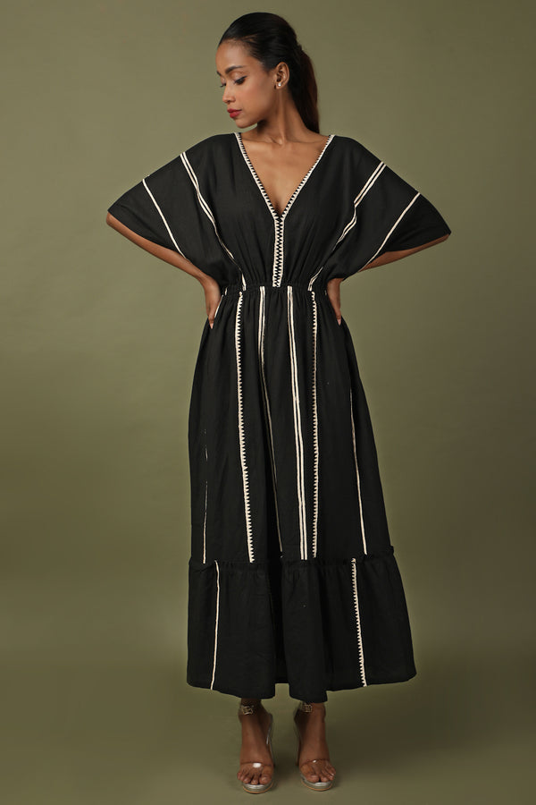 Black White Kaftan