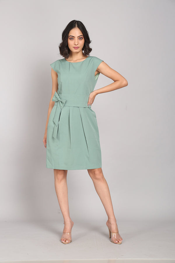 Wrinkle Free Bow Dress