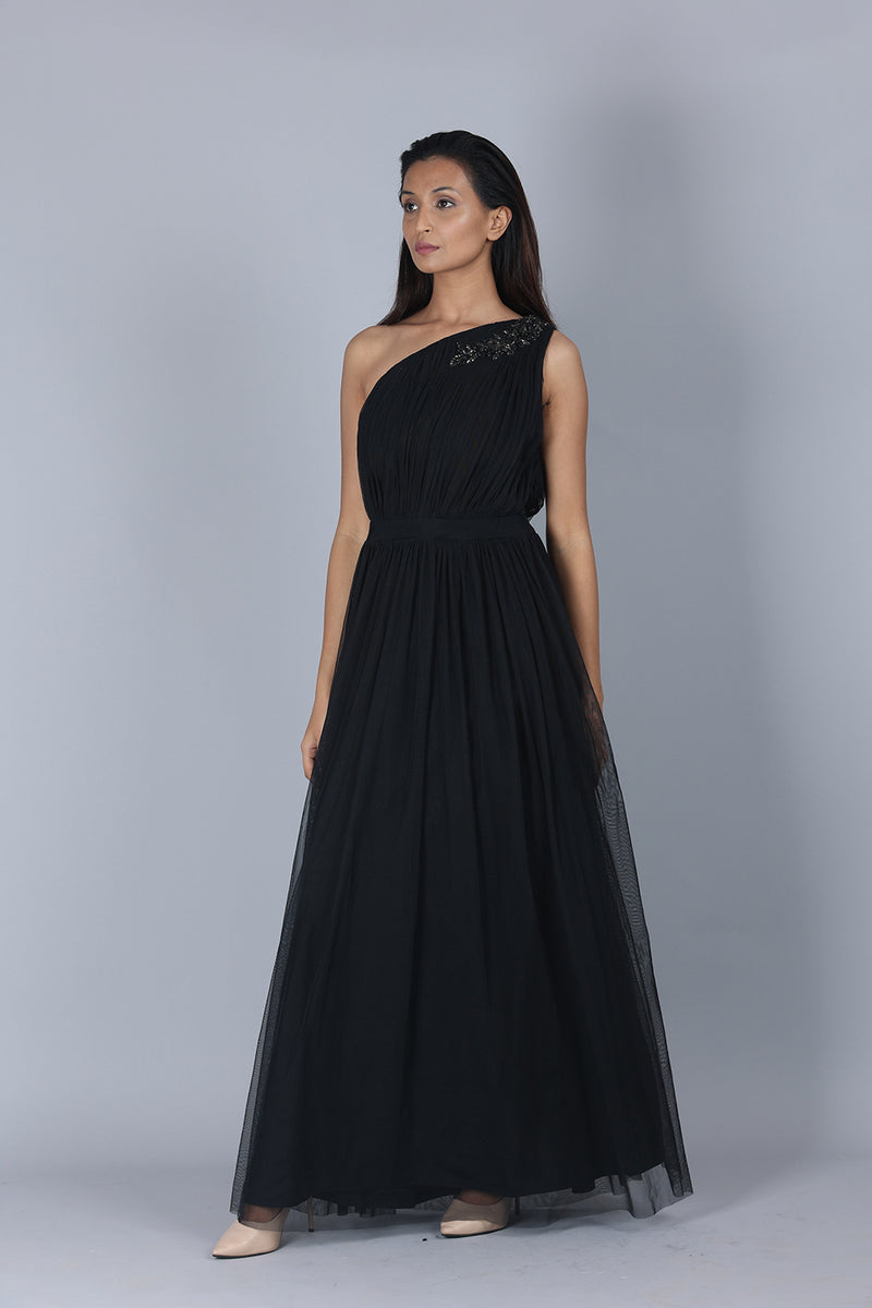 One Shoulder Cocktail Dress
