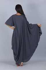 Drape Dress With Pintucks