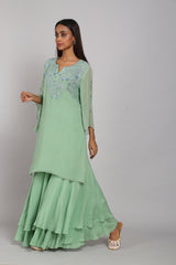 Hand Embroidered Garara Set