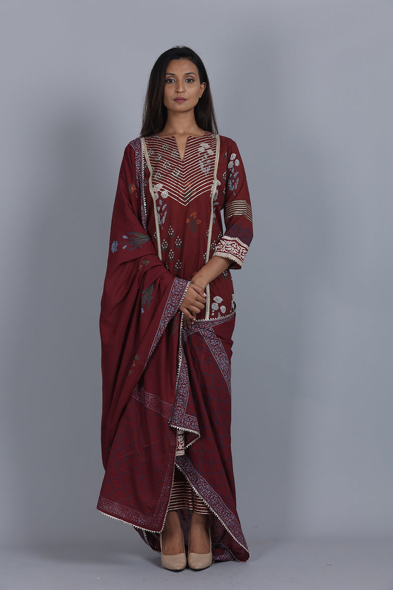 Printed Gota Set