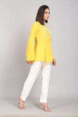 Sunshine Yellow Gota Top